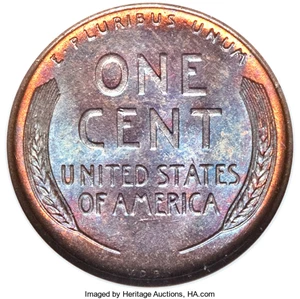 image for: 1909-S VDB 1C MS66 Brown NGC....