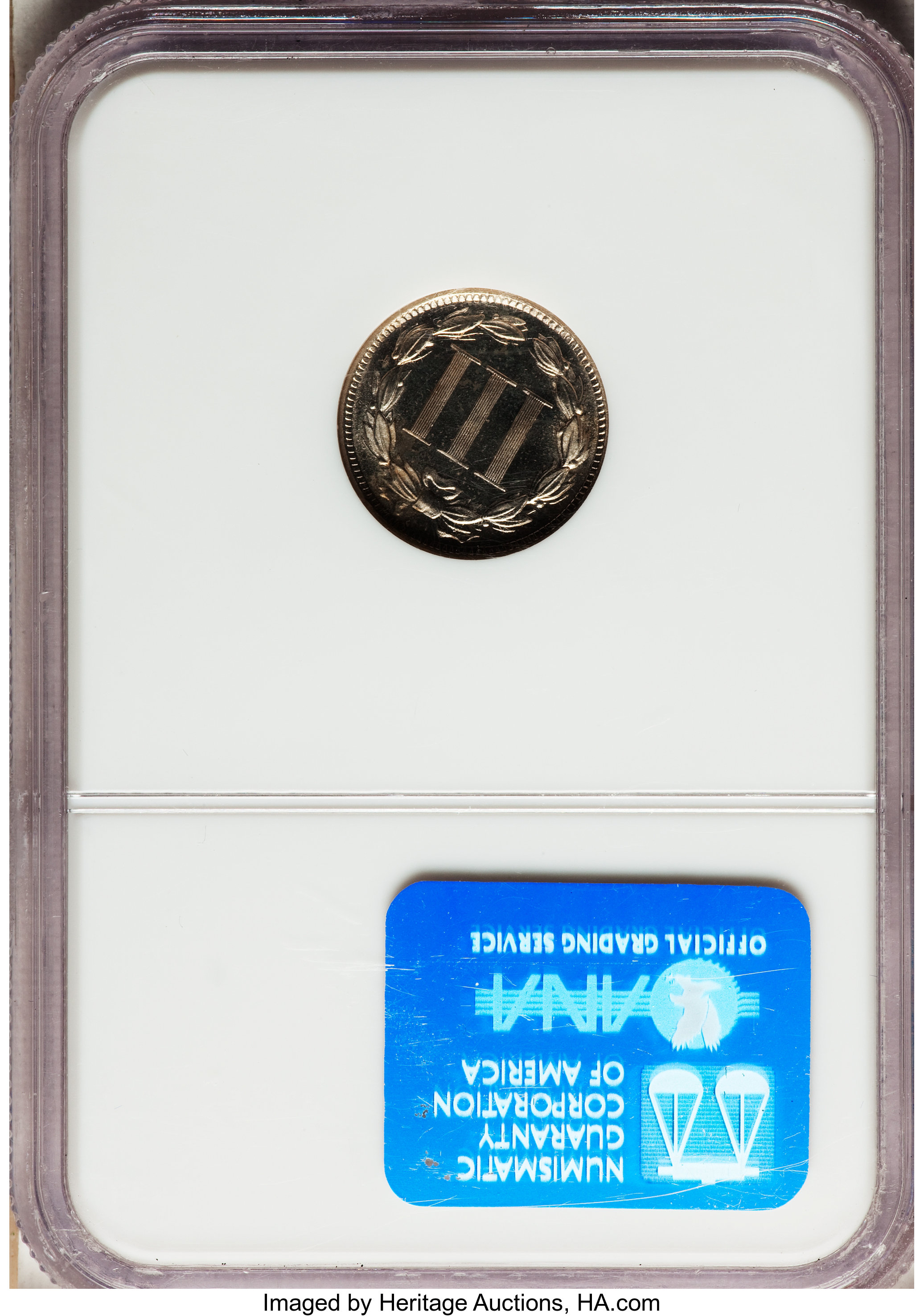 image for: 1887 3CN PR65 Cameo NGC....