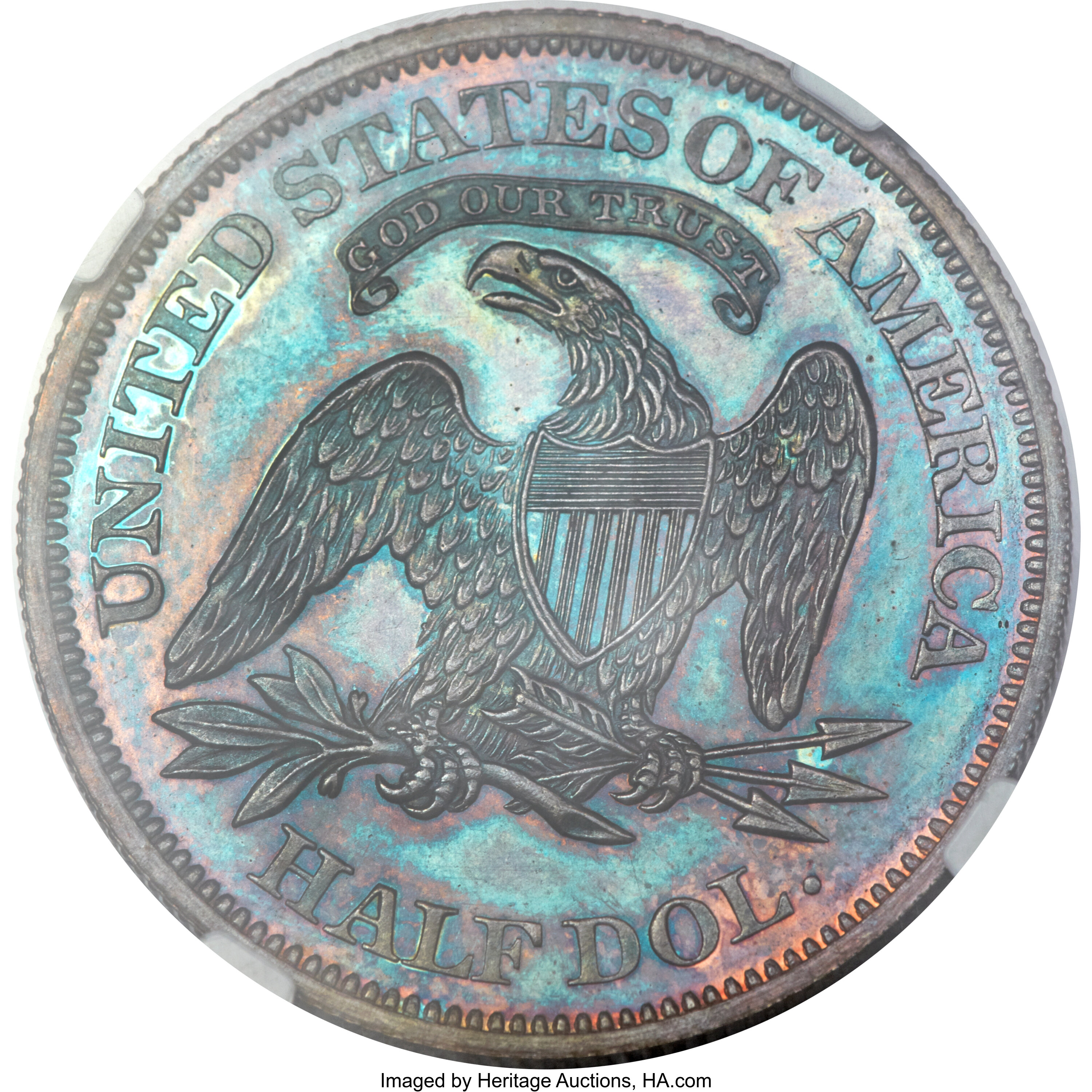 image for: 1862 50C Half Dollar, Judd-294, Pollock-352, Low R.7, PR63 Brown NGC....