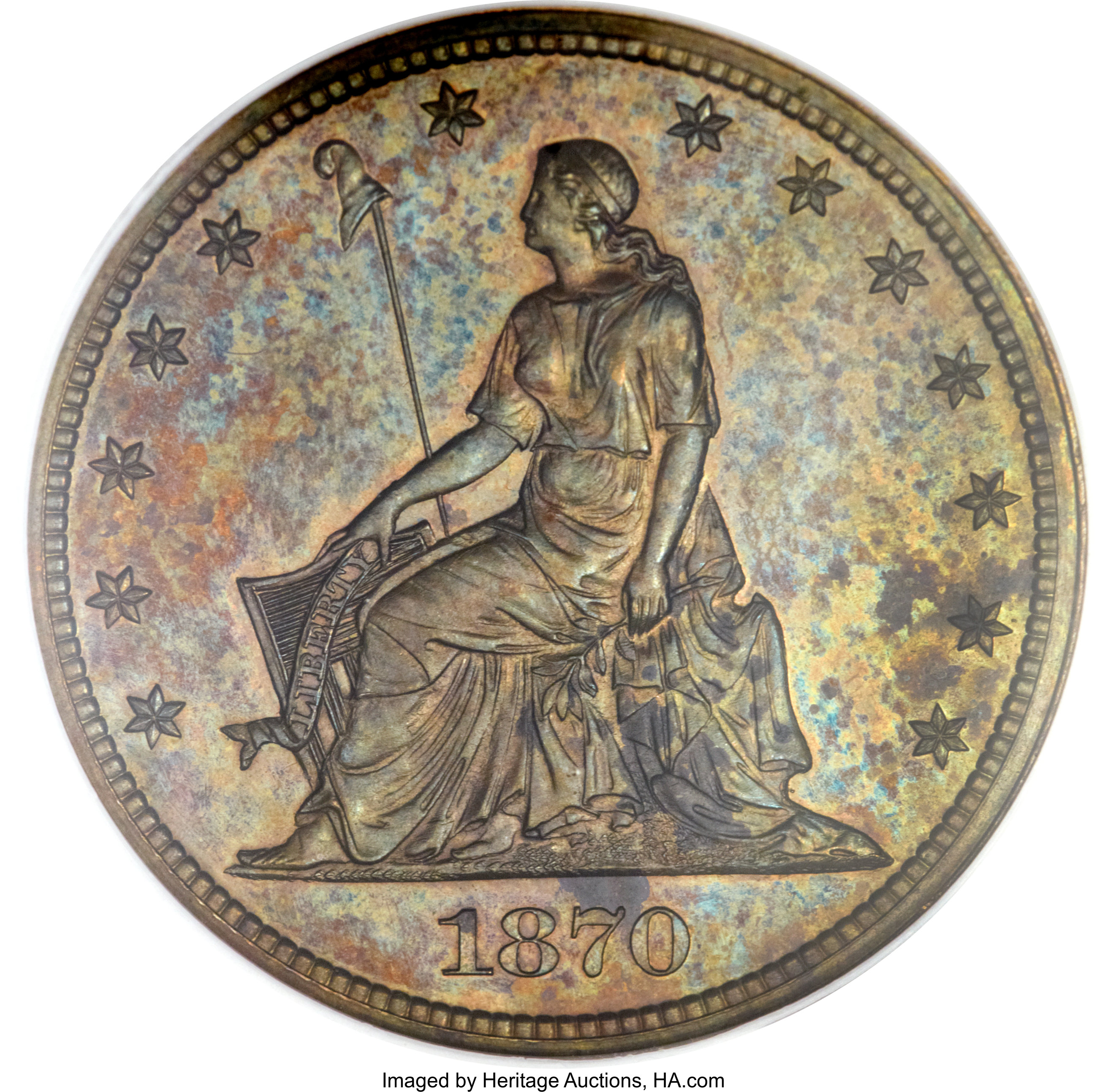 1870 P50c Copper, J-936 PR BN