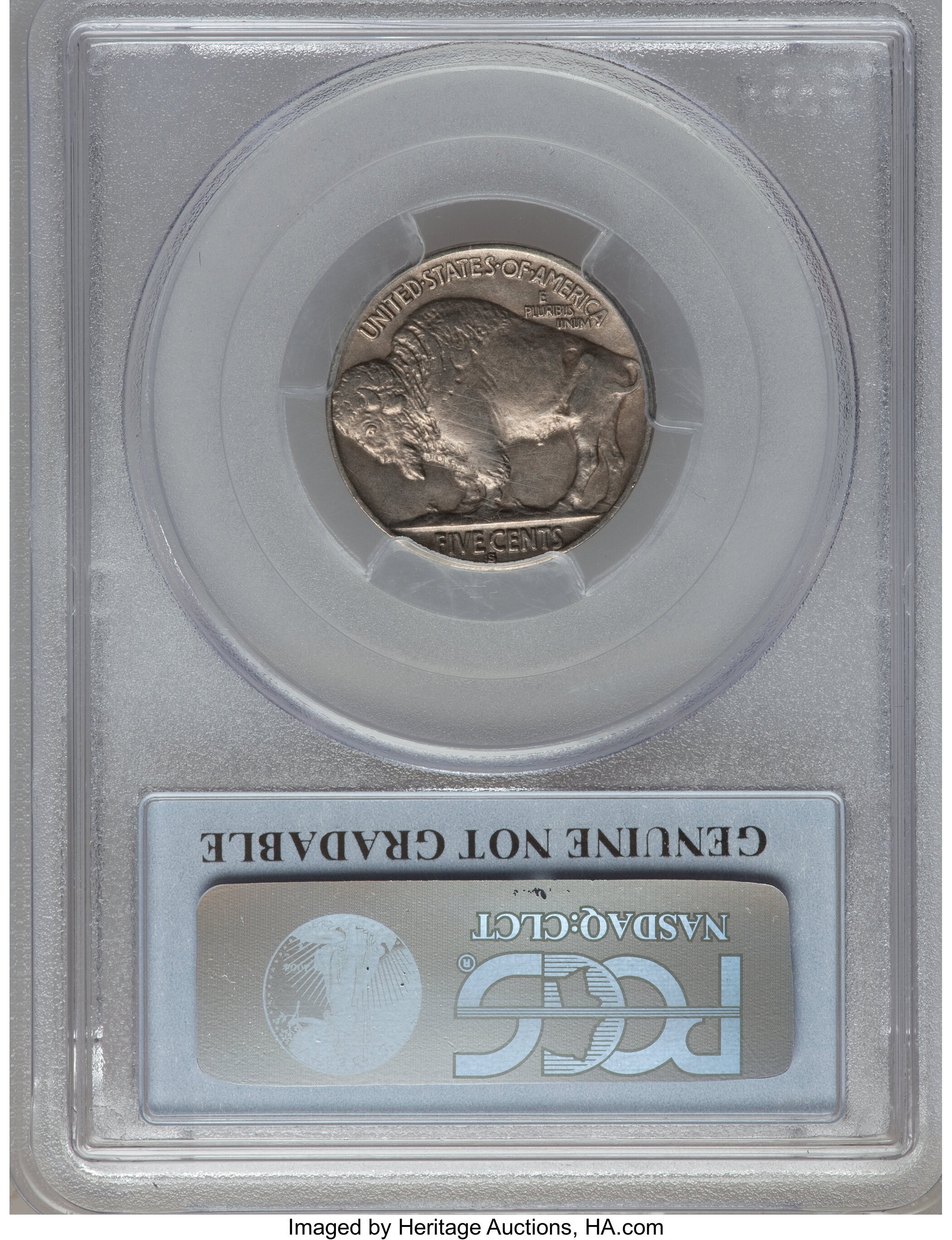 1930-S 5c AU50 CAC thumbnail 3