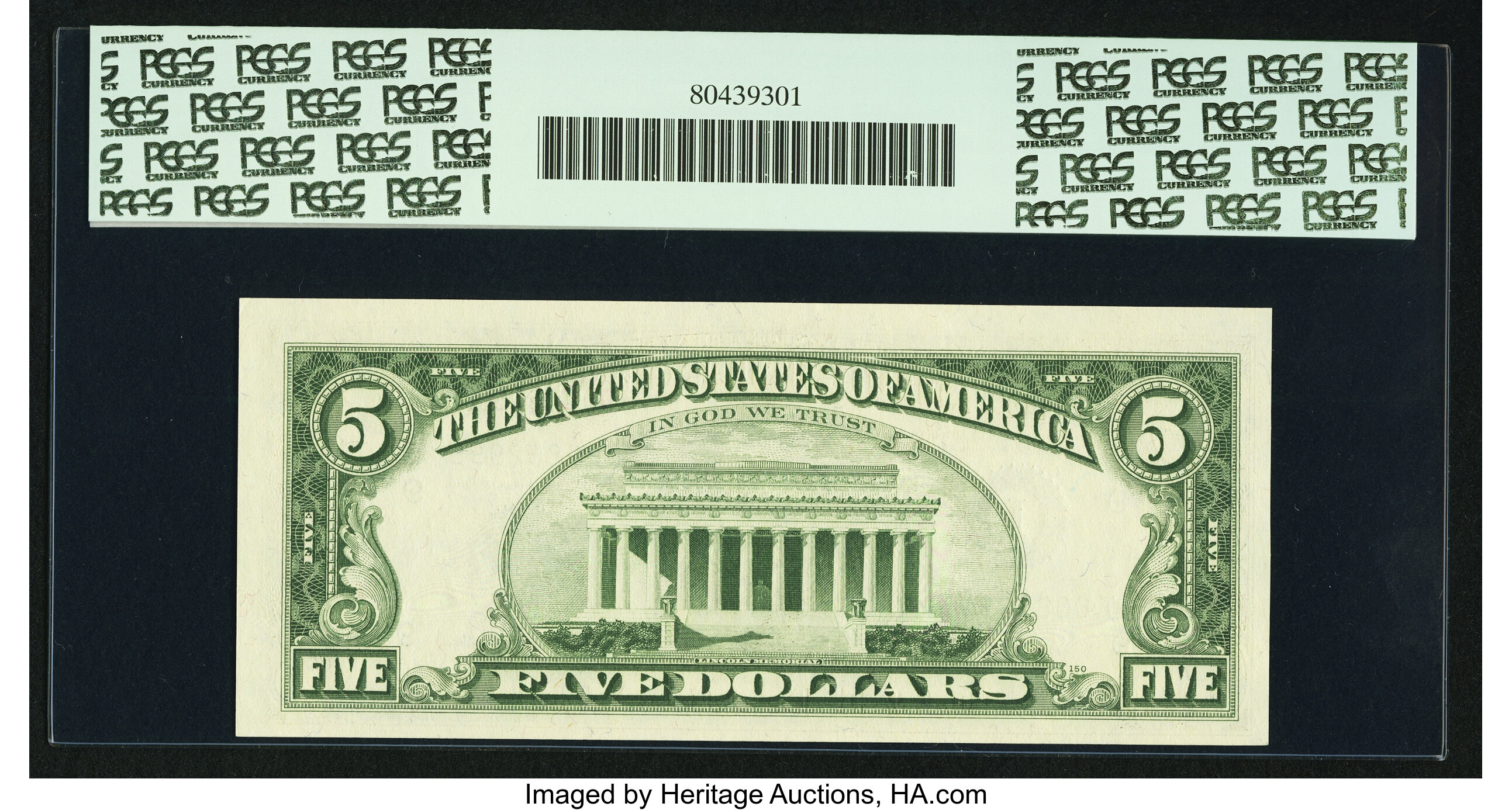 image for: Fr. 1970-I* $5 1969A Federal Reserve Note. PCGS Choice New 63PPQ....