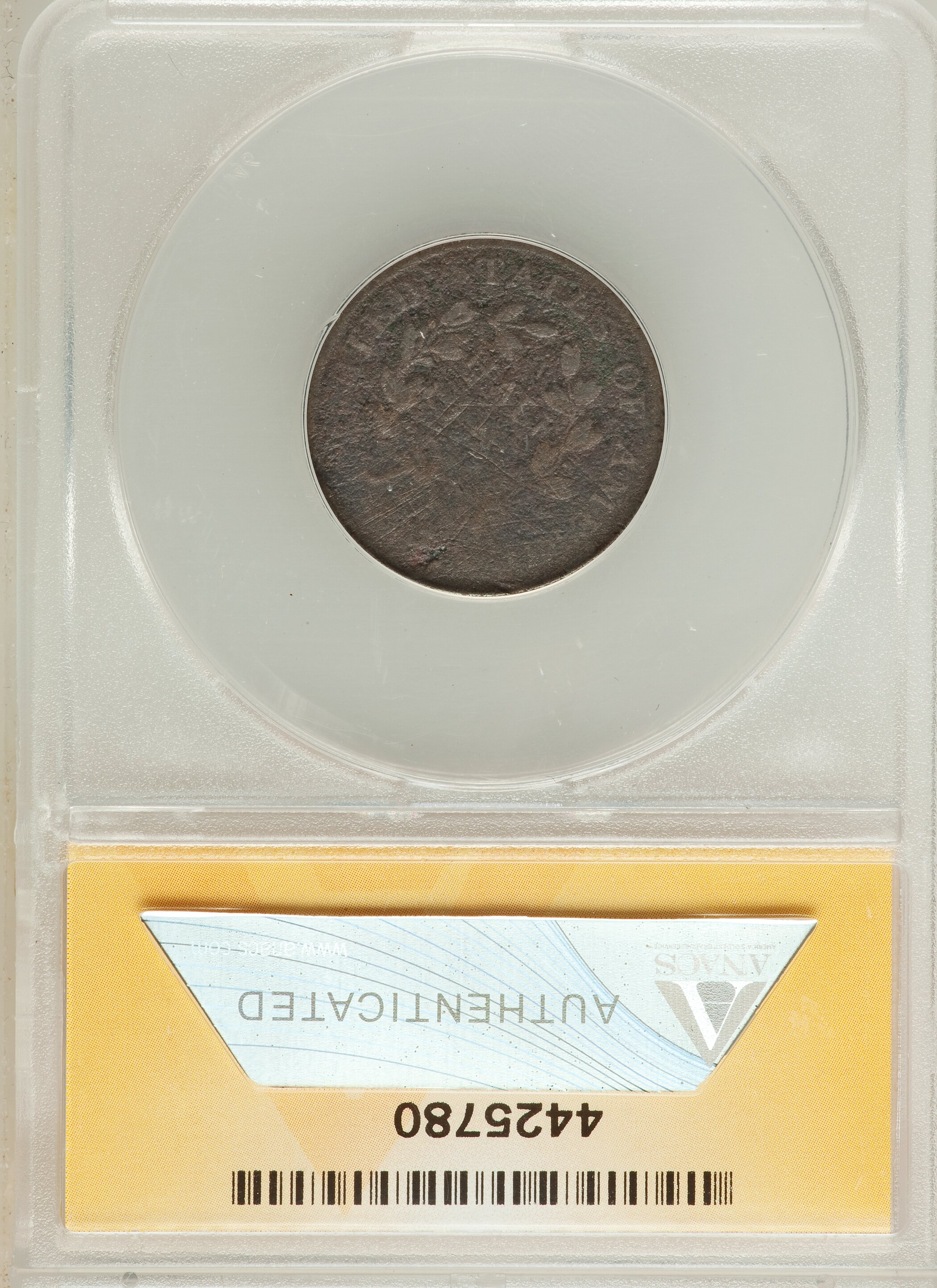 1806 1/2c Small 6, No Stems MS BN AG3 BN thumbnail 2