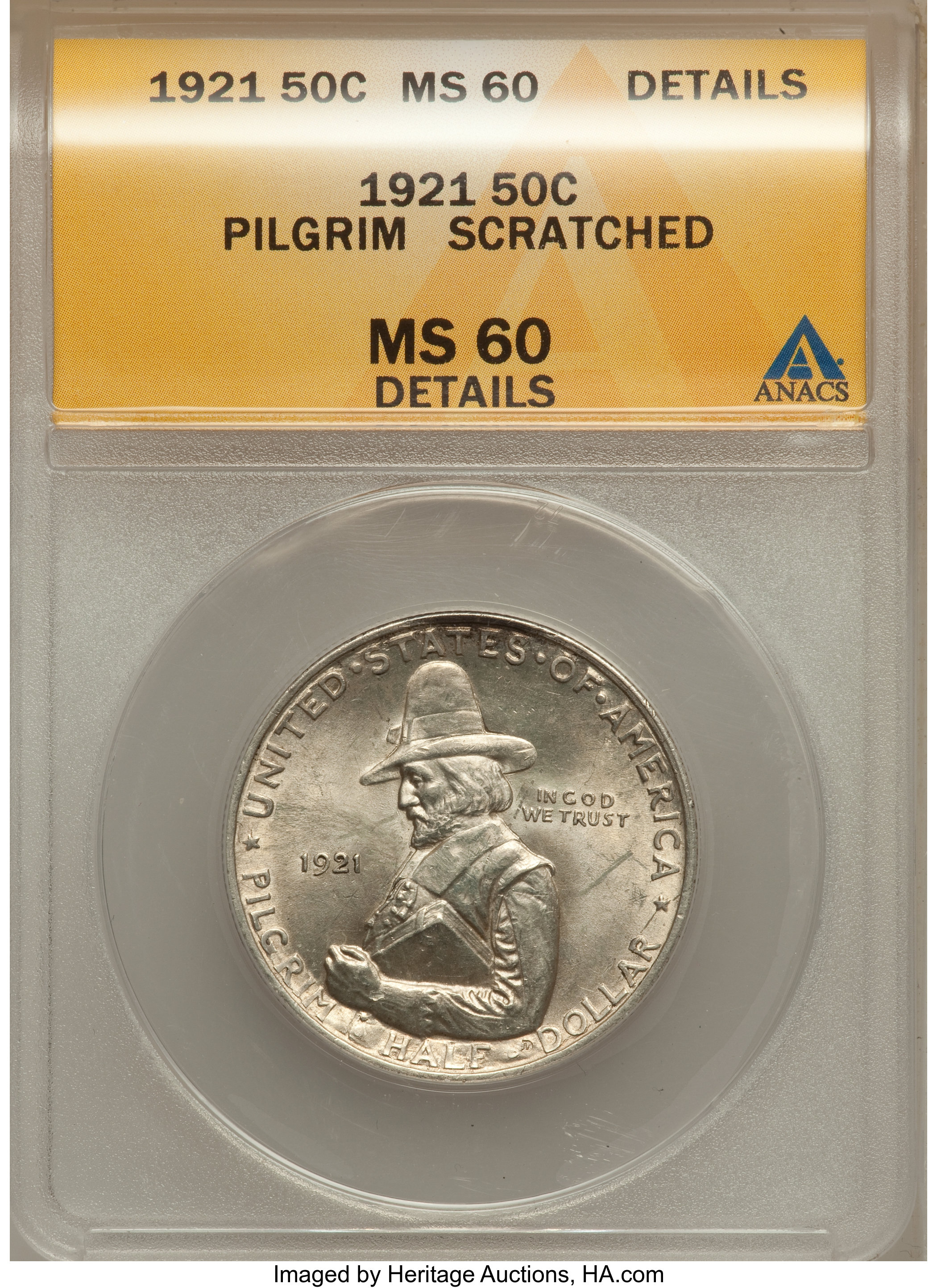 1921 50c Pilgrim XF40 thumbnail 21