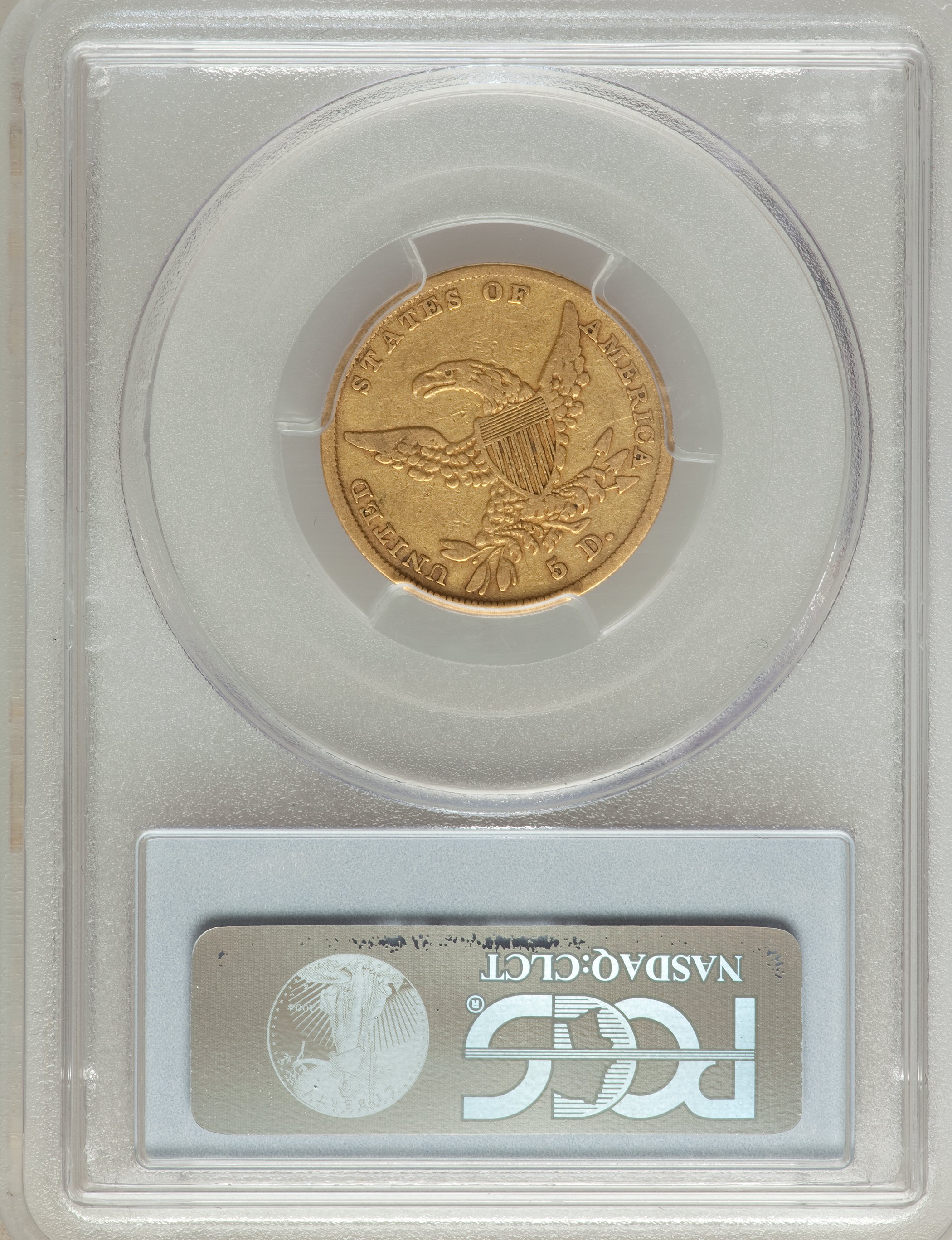 1838 $5 VF25 thumbnail 4