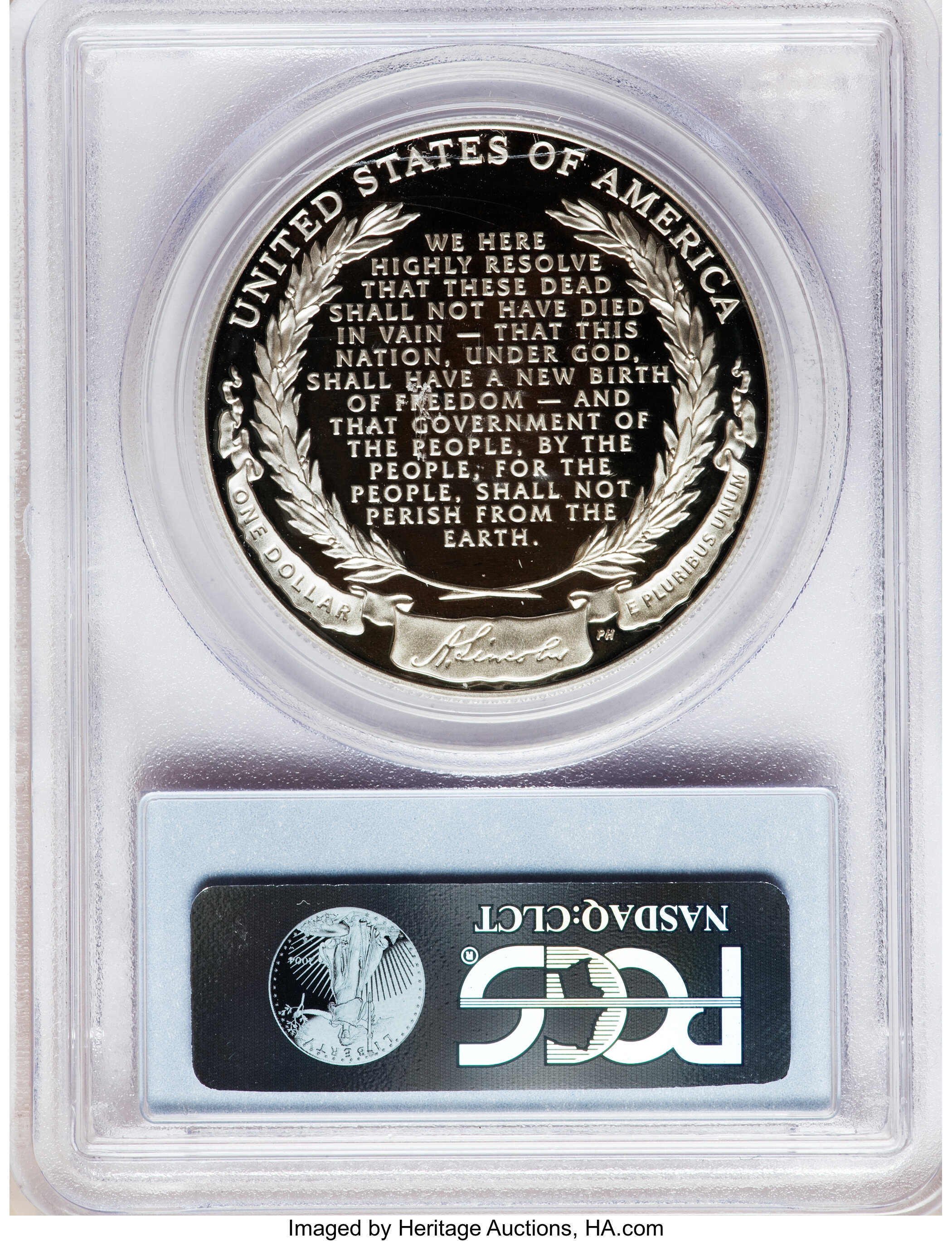 2009-P S$1 Abraham Lincoln Bicentennial PR DCAM PR66 DCAM thumbnail 4