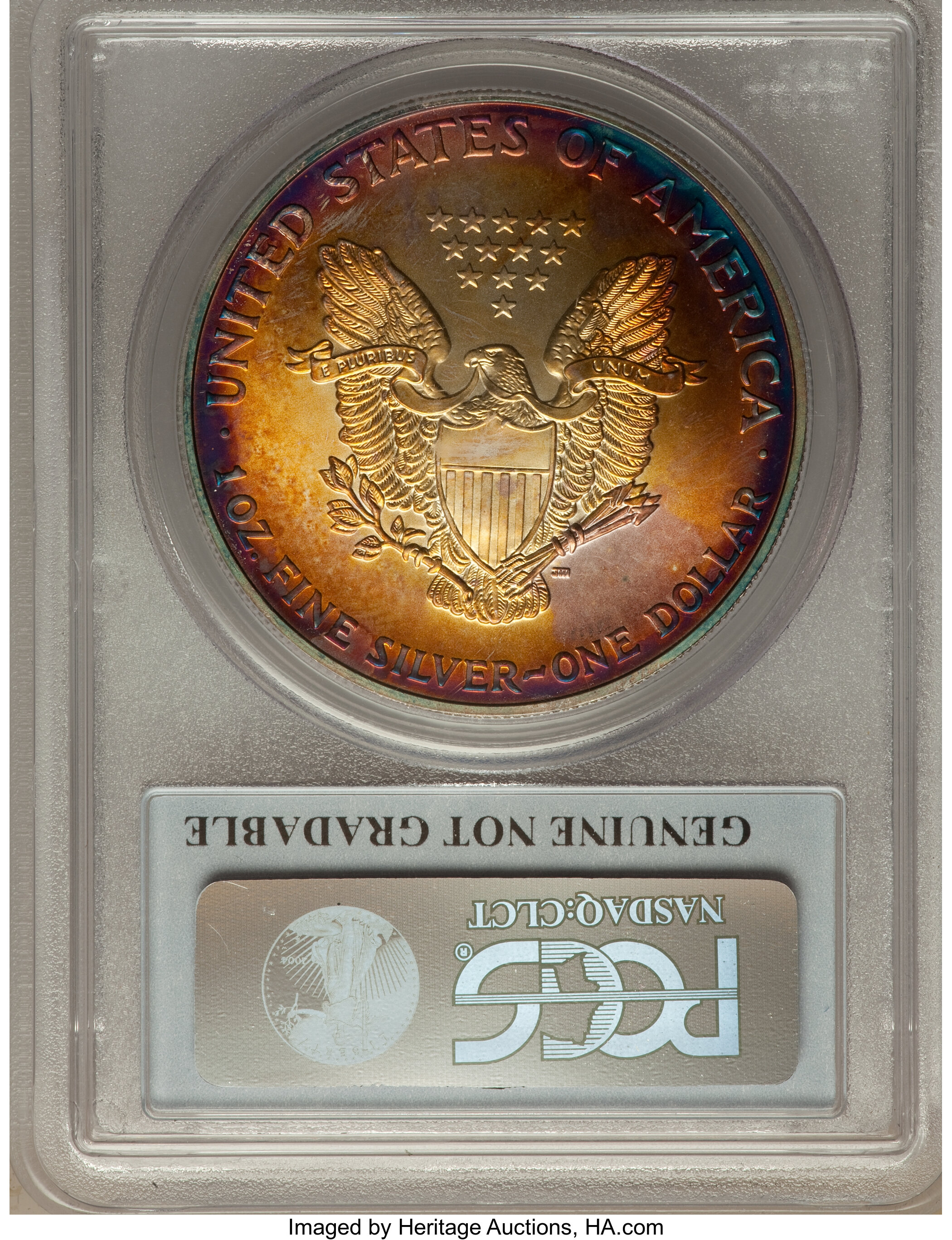 2007 $1  Silver Eagle MS63 thumbnail 12