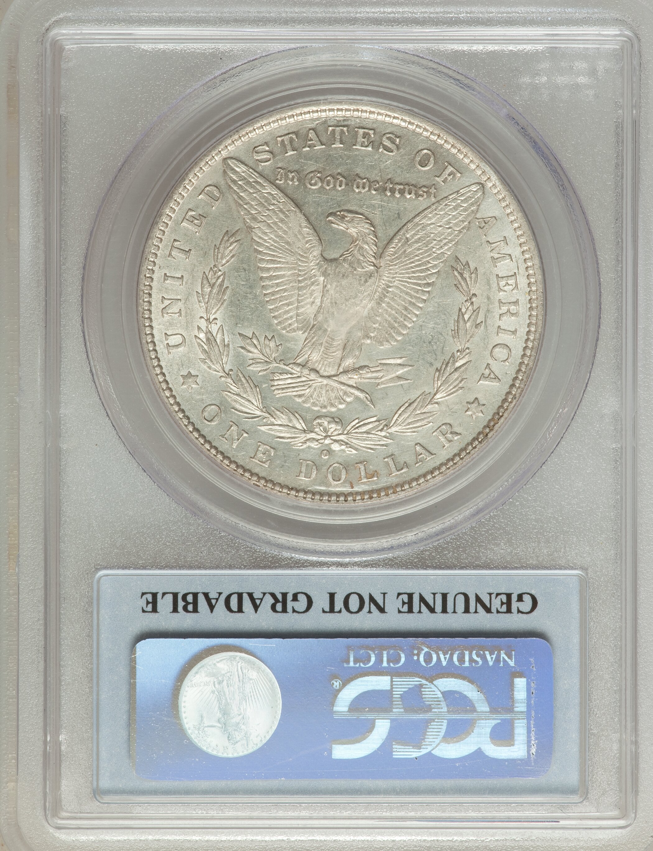 1880/79-O $1 VG10 CAC thumbnail 2