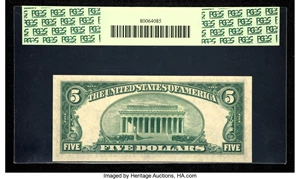 image for: Fr. 1963-L $5 1950B Federal Reserve Note. PCGS Gem New 65PPQ....