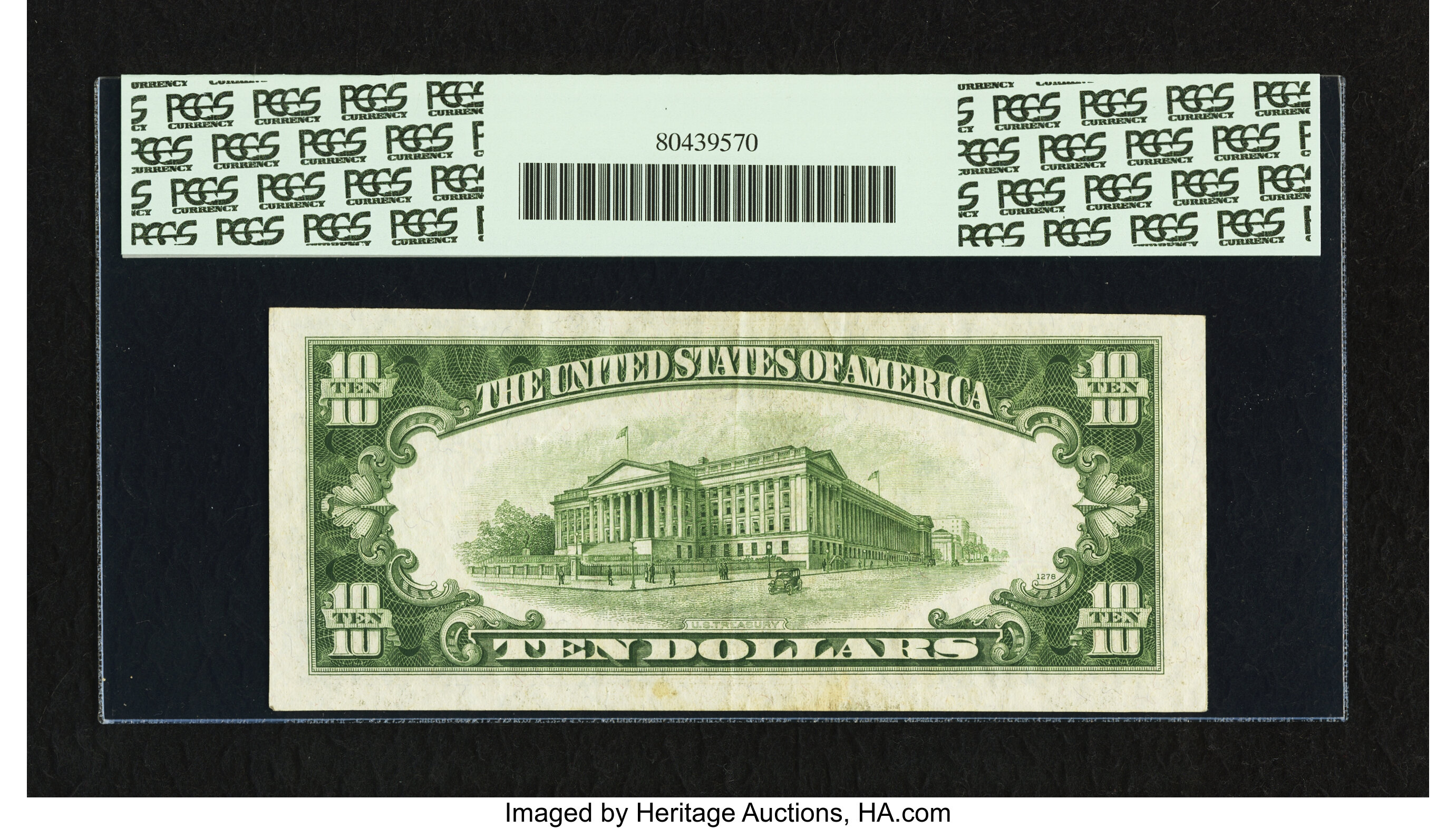 image for: Fr. 2010-A* $10 1950 Federal Reserve Note. PCGS Extremely Fine 40....