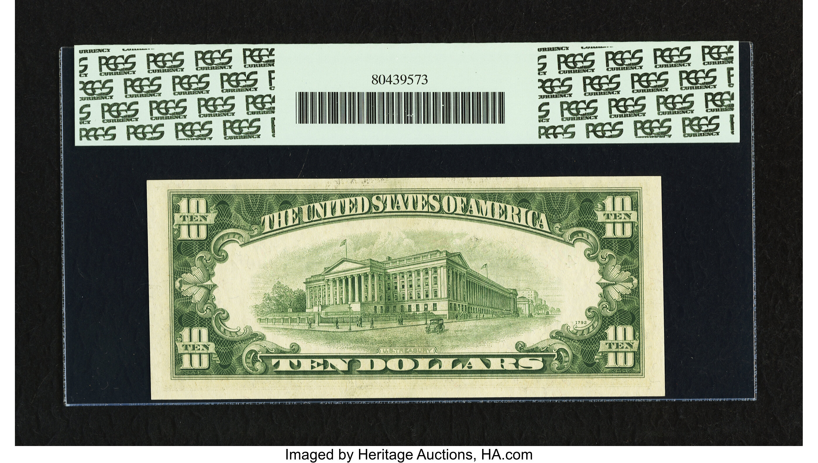 image for: Fr. 2014-D* $10 1950D Federal Reserve Note. PCGS Choice New 63PPQ....