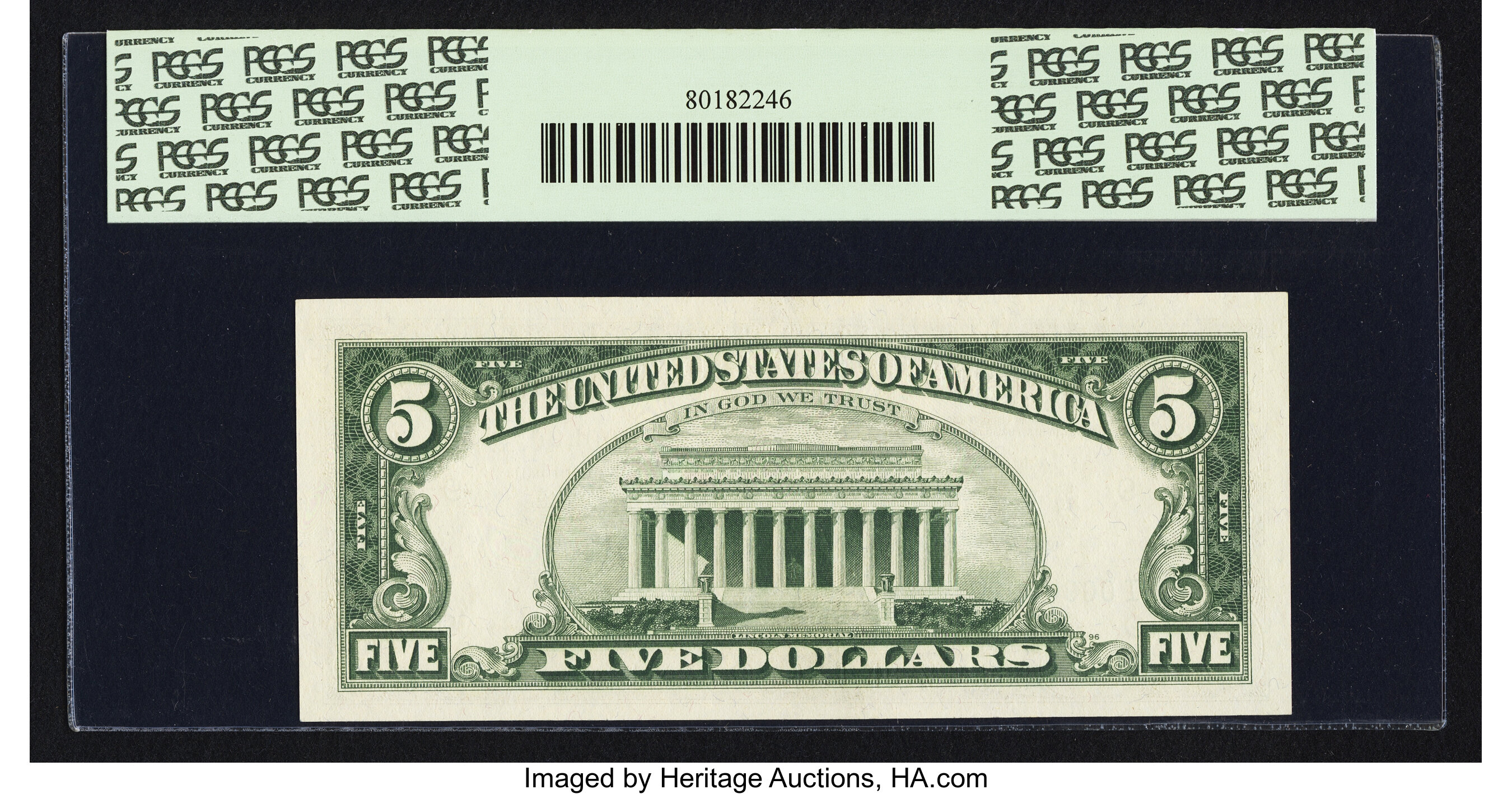 image for: Fr. 1969-I* $5 1969 Federal Reserve Star Note. PCGS Gem New 65PPQ....