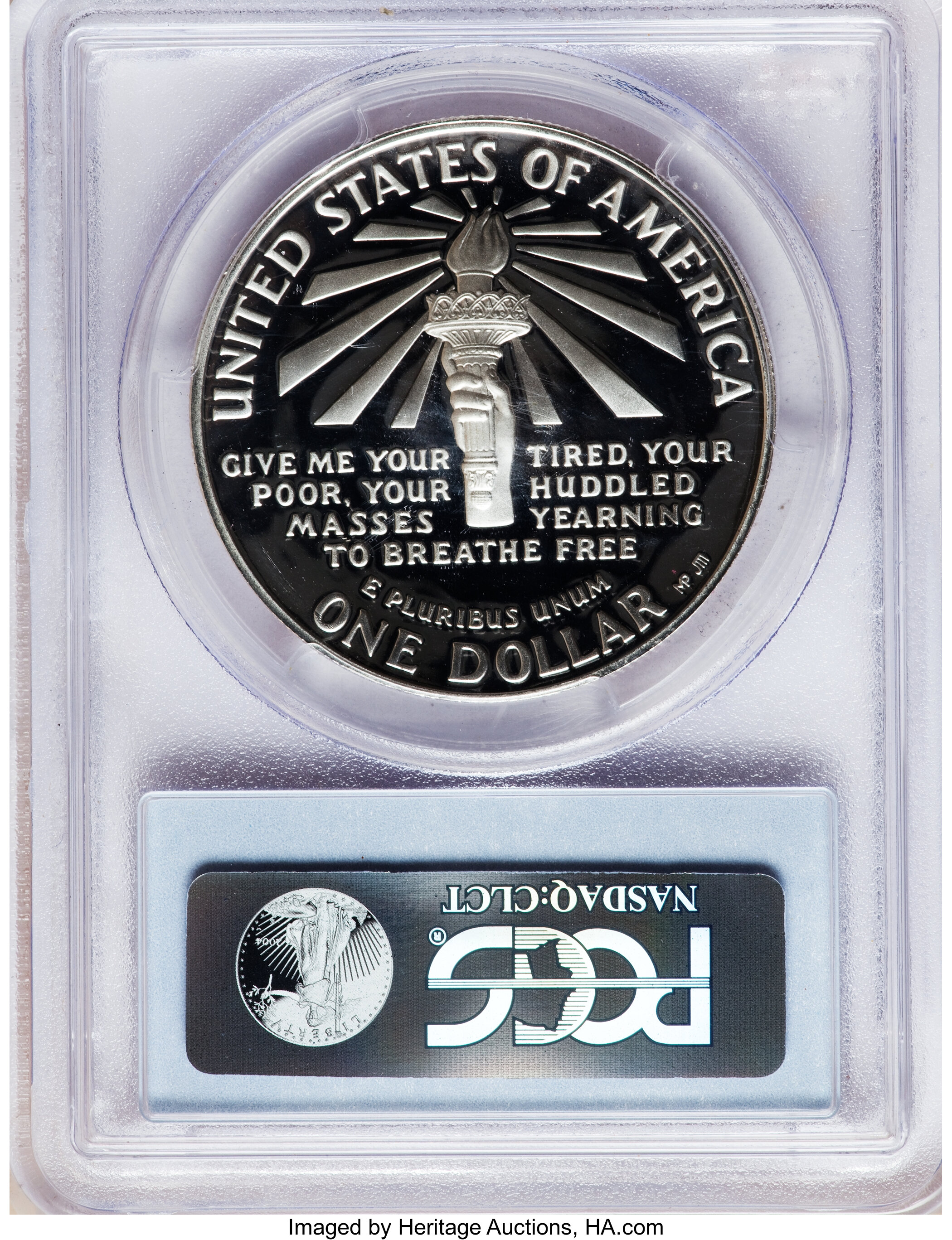 1986-S S$1 Statue of Liberty PR DCAM PR66 DCAM thumbnail 6