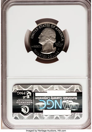 image for: 2010-S 25C Mount Hood National Forest Clad PR70 Ultra Cameo NGC. NGC Census: (0). PCGS Population (205). (#418849)...