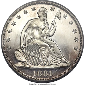 image for: 1881 50C PR64 Deep Cameo PCGS....