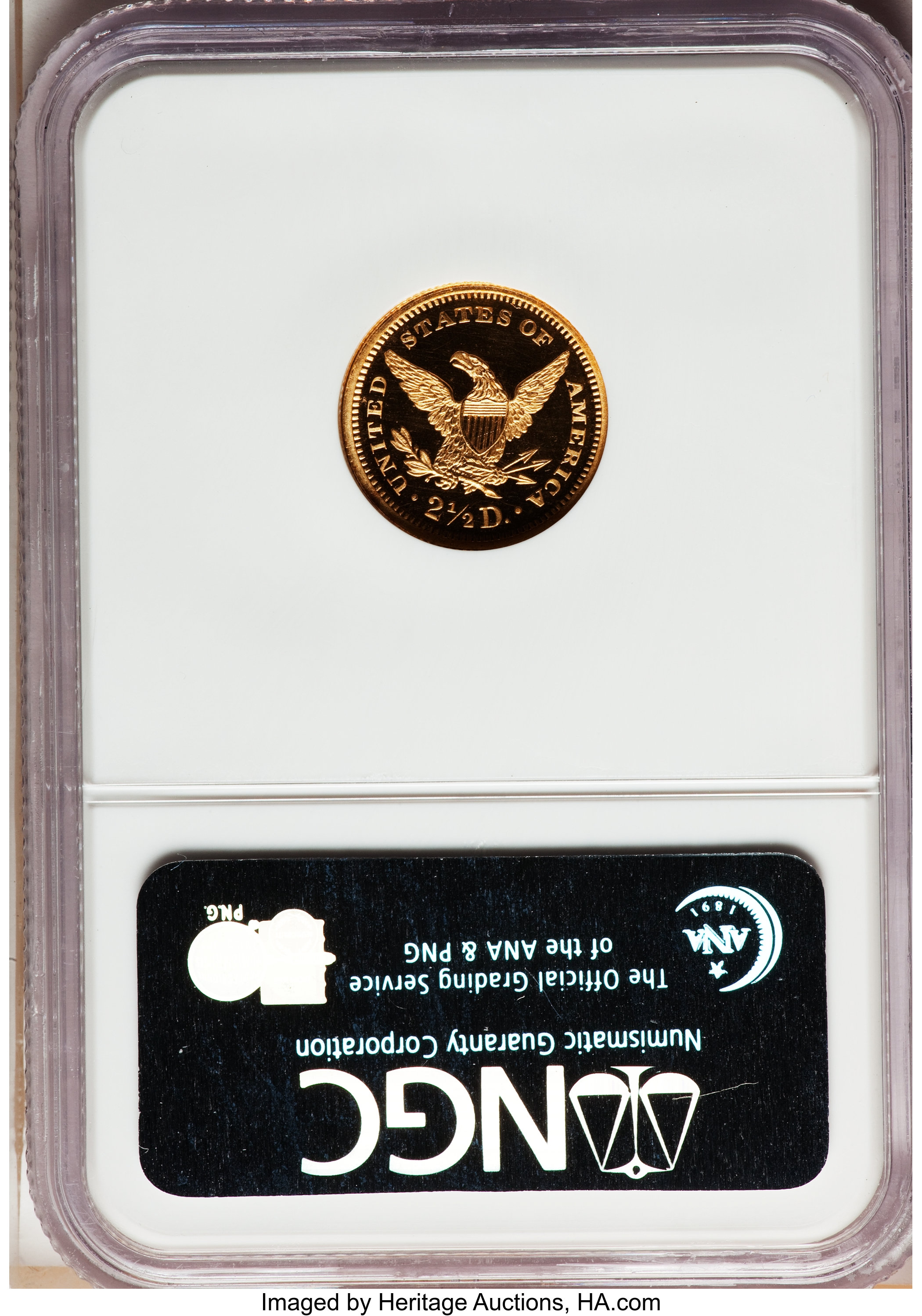 image for: 1878 $2 1/2 PR65 Ultra Cameo NGC. CAC....