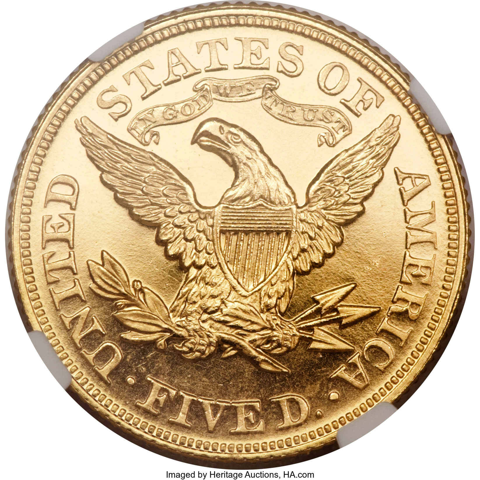 image for: 1876 $5 PR65 Ultra Cameo NGC....