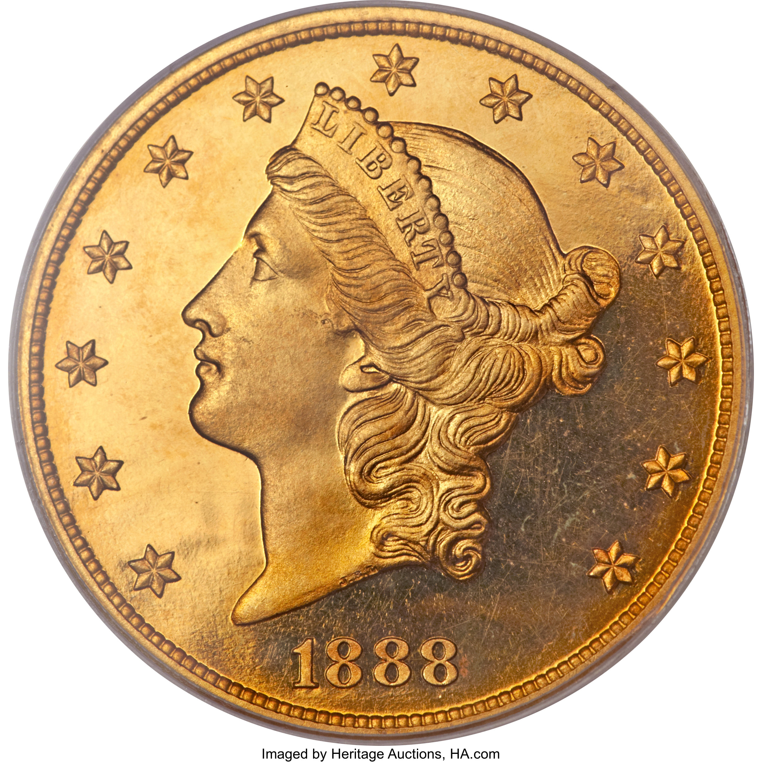image for: 1888 $20 PR65 Deep Cameo PCGS. CAC....