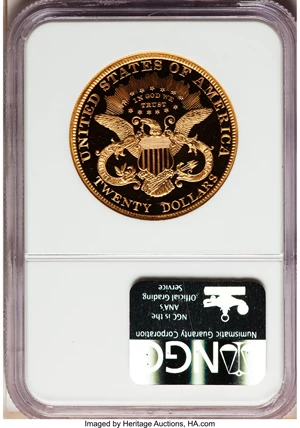 image for: 1898 $20 PR67 Ultra Cameo NGC. CAC....