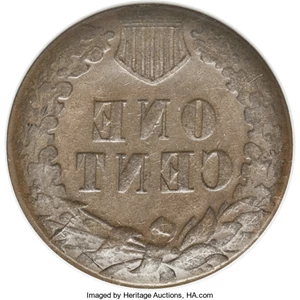 image for: Undated Bronze Indian Cent -- Brockage -- XF40 ANACS....