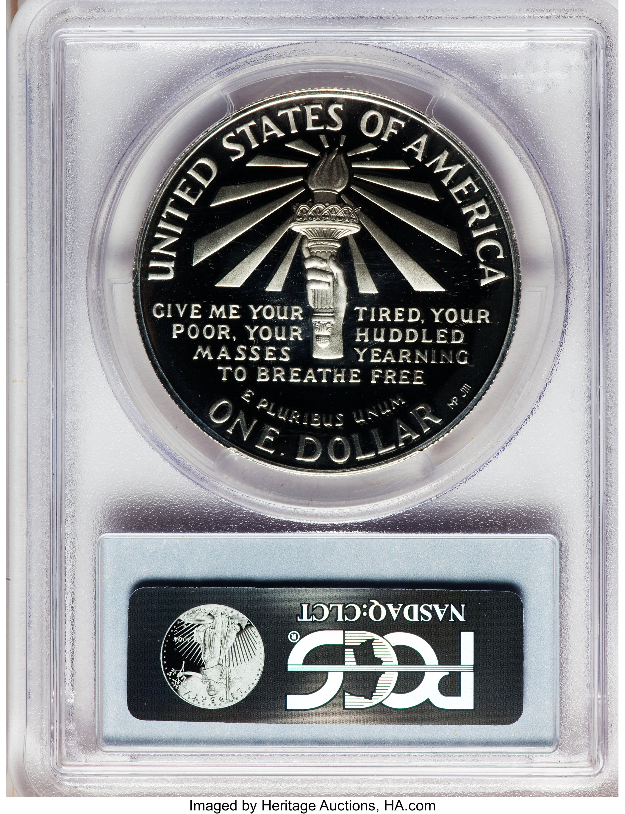 1986-S S$1 Statue of Liberty PR DCAM PR66 DCAM thumbnail 8