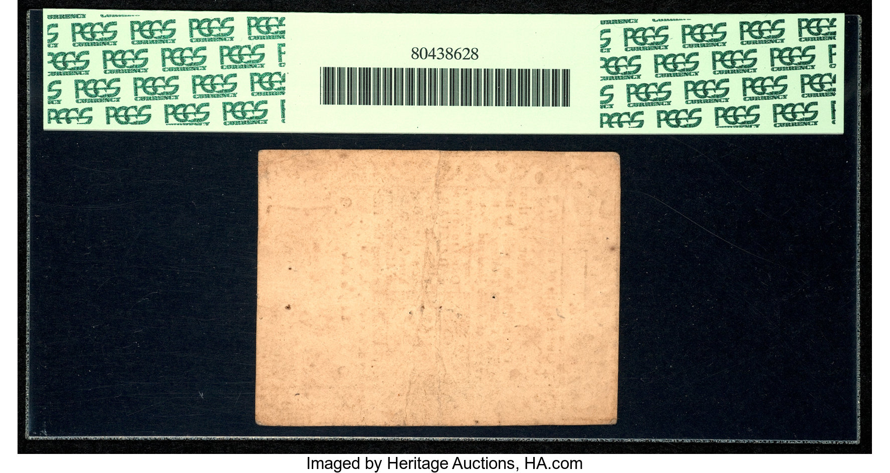 image for: Rhode Island September 5, 1776 $1/8 PCGS Very Fine 35....