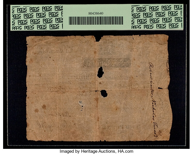 image for: Virginia July 17, 1775 £2 PCGS Apparent Very Fine 25....