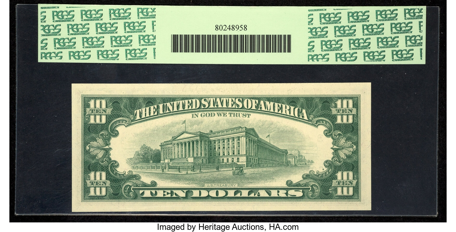 image for: Fr. 2016-C* $10 1963 Federal Reserve Star Note. PCGS Gem New 65PPQ....