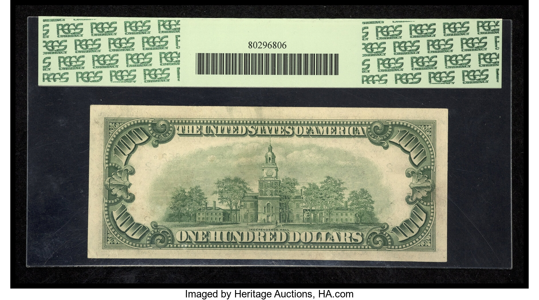 image for: Fr. 2157-B* $100 1950 Mule Federal Reserve Star Note. PCGS New 62PPQ....