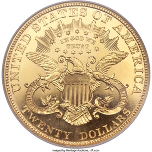 image for: 1906 $20 PR66 Cameo NGC. CAC....