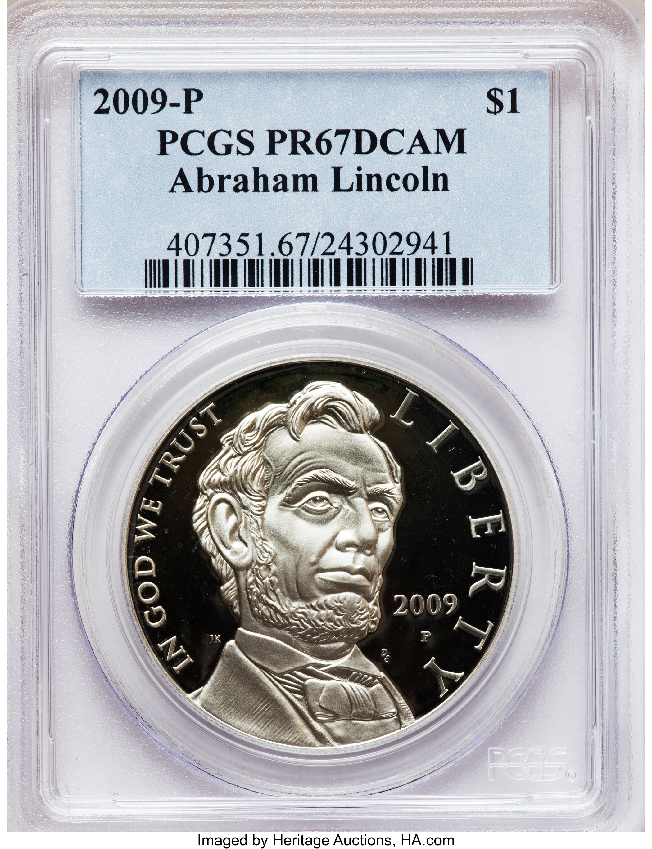 2009-P S$1 Abraham Lincoln Bicentennial PR DCAM PR66 DCAM thumbnail 11