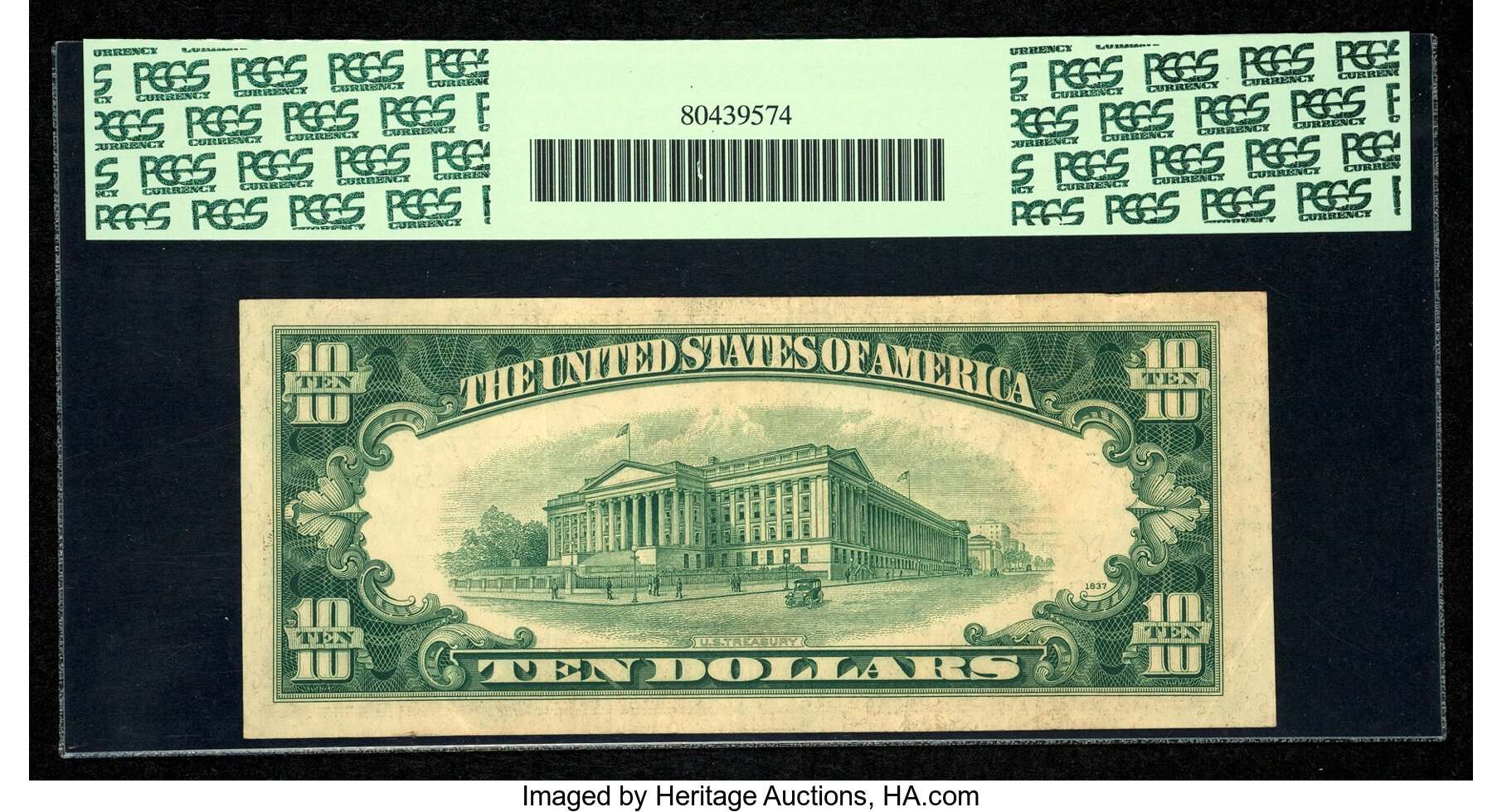 image for: Fr. 2014-E* $10 1950D Federal Reserve Note. PCGS Very Fine 35....