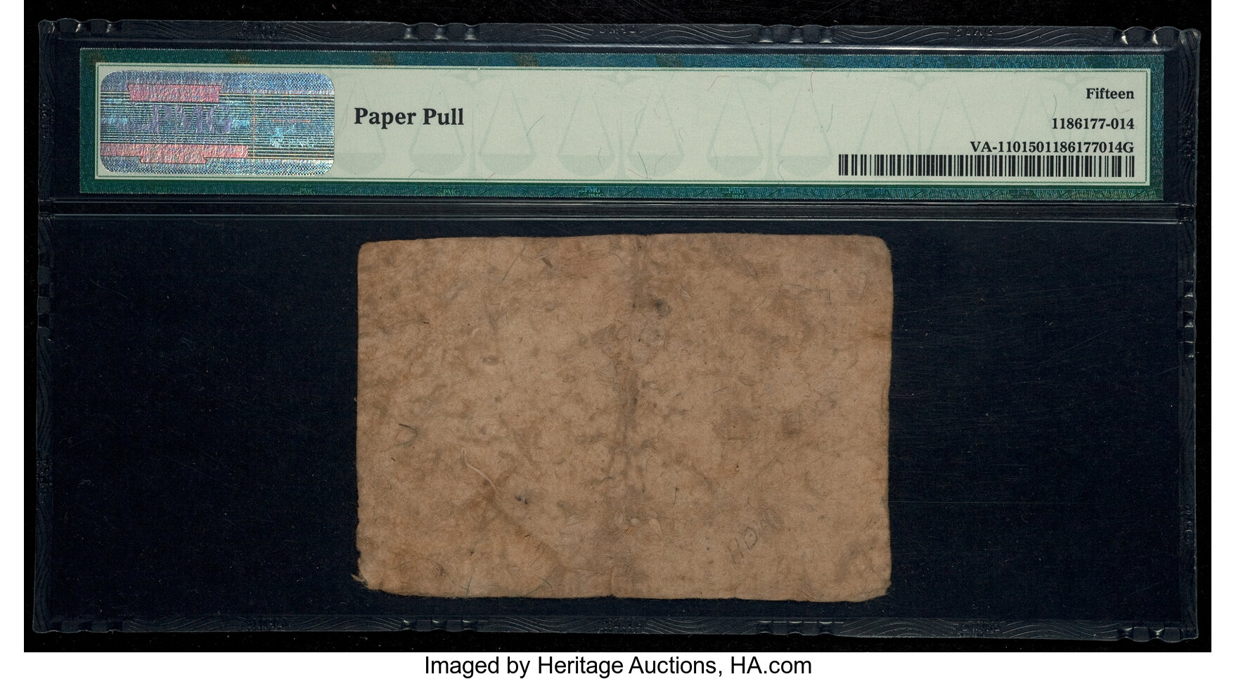 image for: Virginia October 7, 1776 $10 PMG Choice Fine 15....