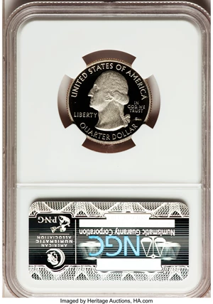 image for: 2010-S 25C Mount Hood National Forest Clad PR70 Ultra Cameo NGC. NGC Census: (0). PCGS Population (198). (#418849)...