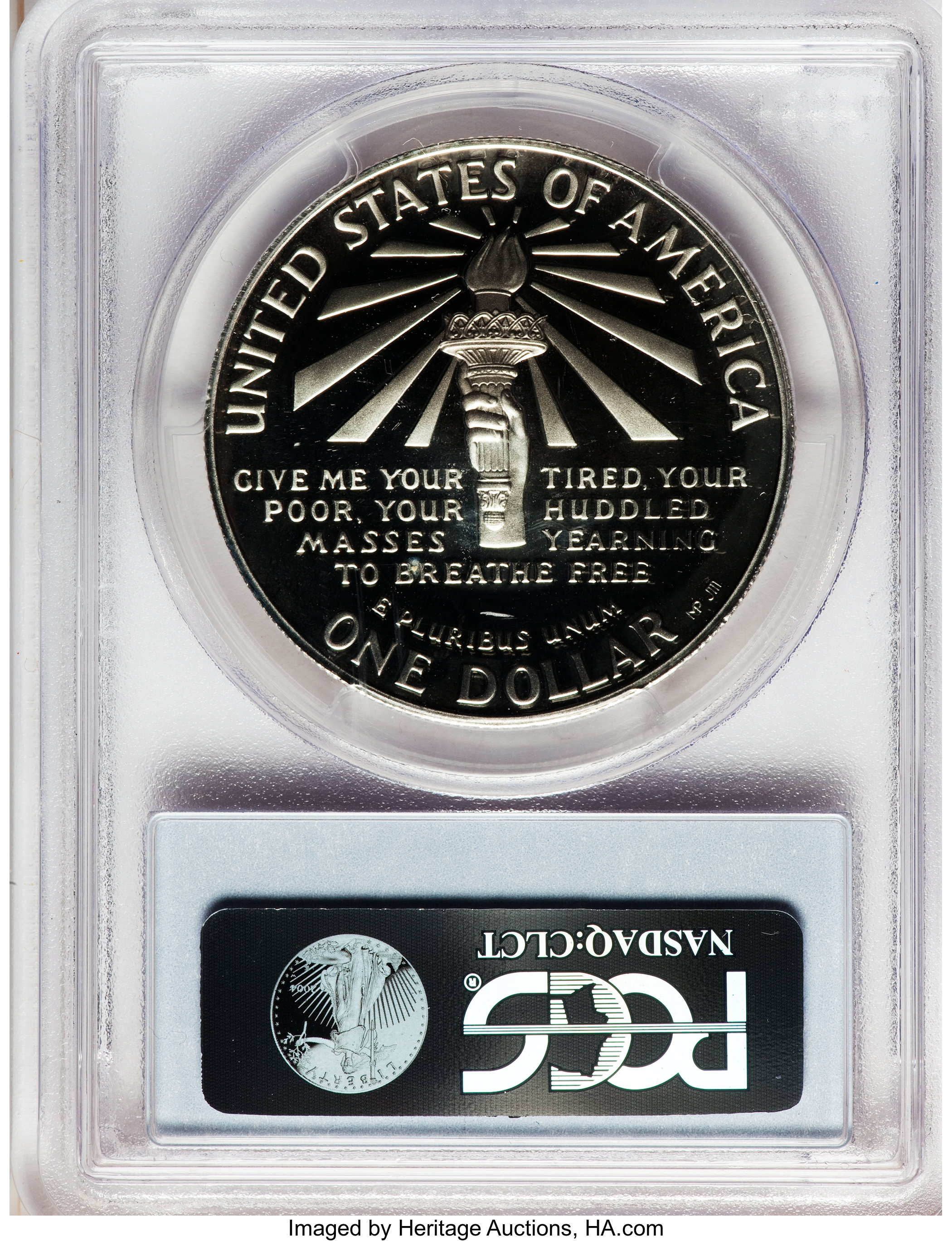 1986-S S$1 Statue of Liberty PR DCAM PR66 DCAM thumbnail 10