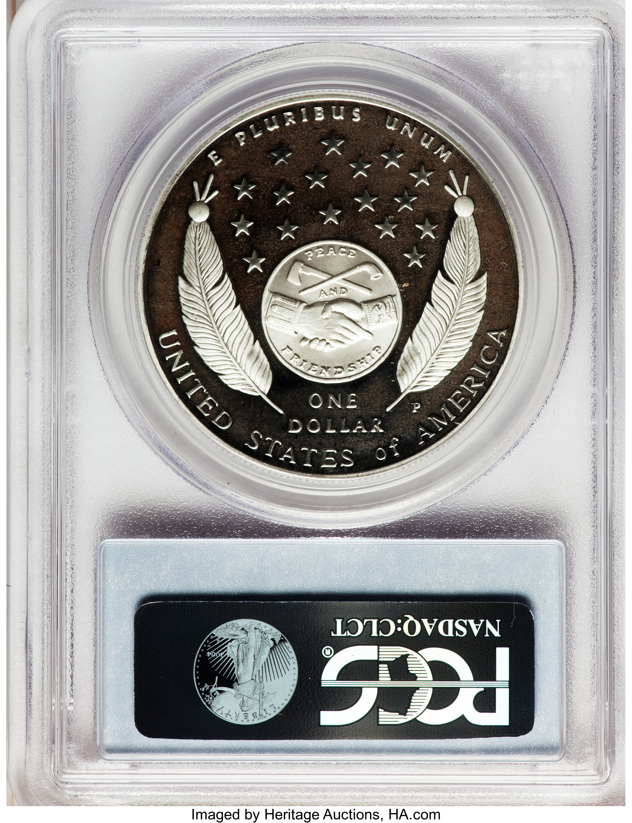 2004-P S$1 Lewis and Clark Bicentennial PR DCAM PR66 DCAM thumbnail 10