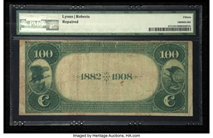 image for: Louisville, KY - $100 1882 Date Back Fr. 571 The NB of Kentucky Ch. # (S)5312...