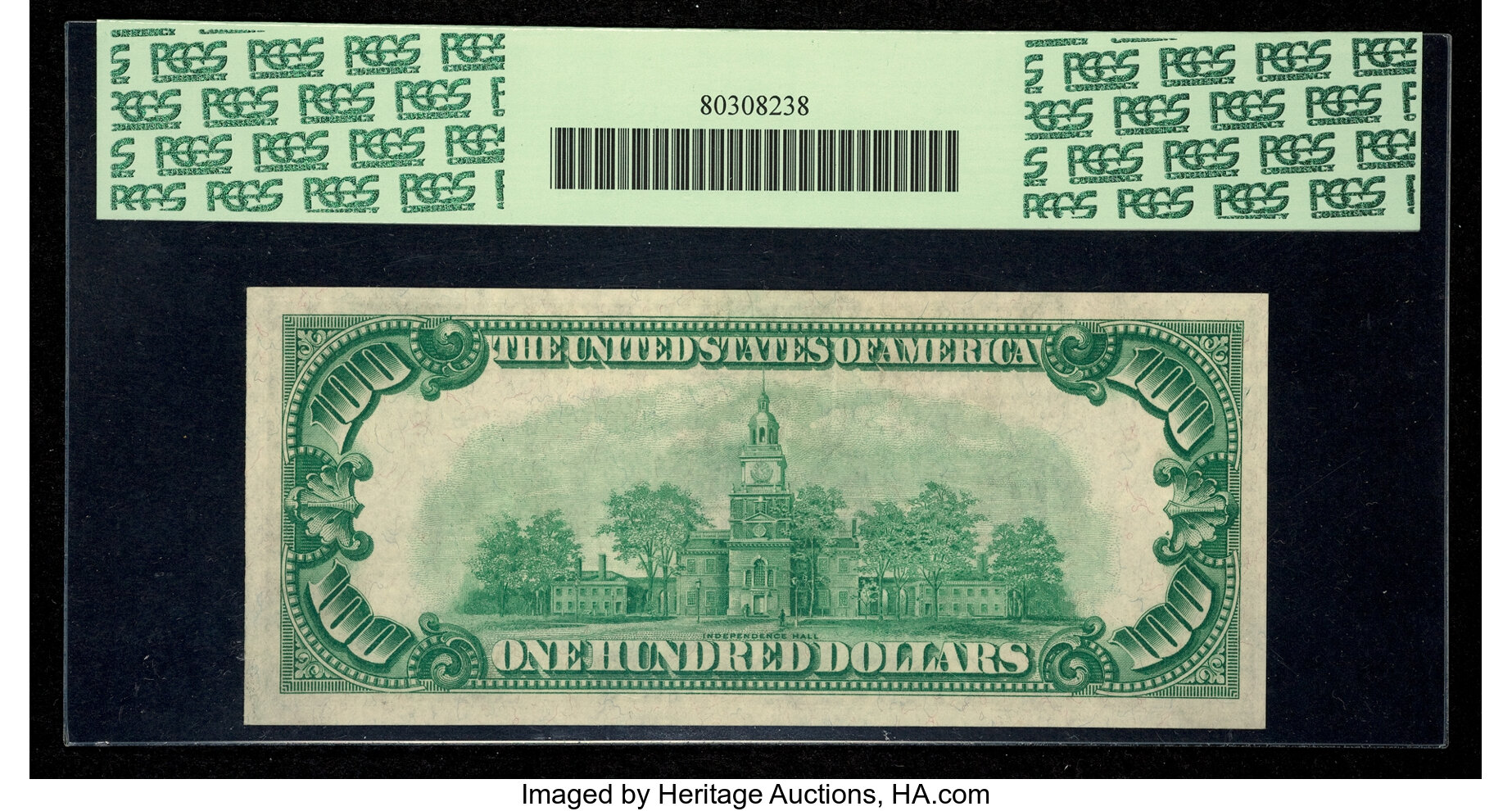 image for: Fr. 2150-H* $100 1928 Federal Reserve Note. PCGS About New 50....