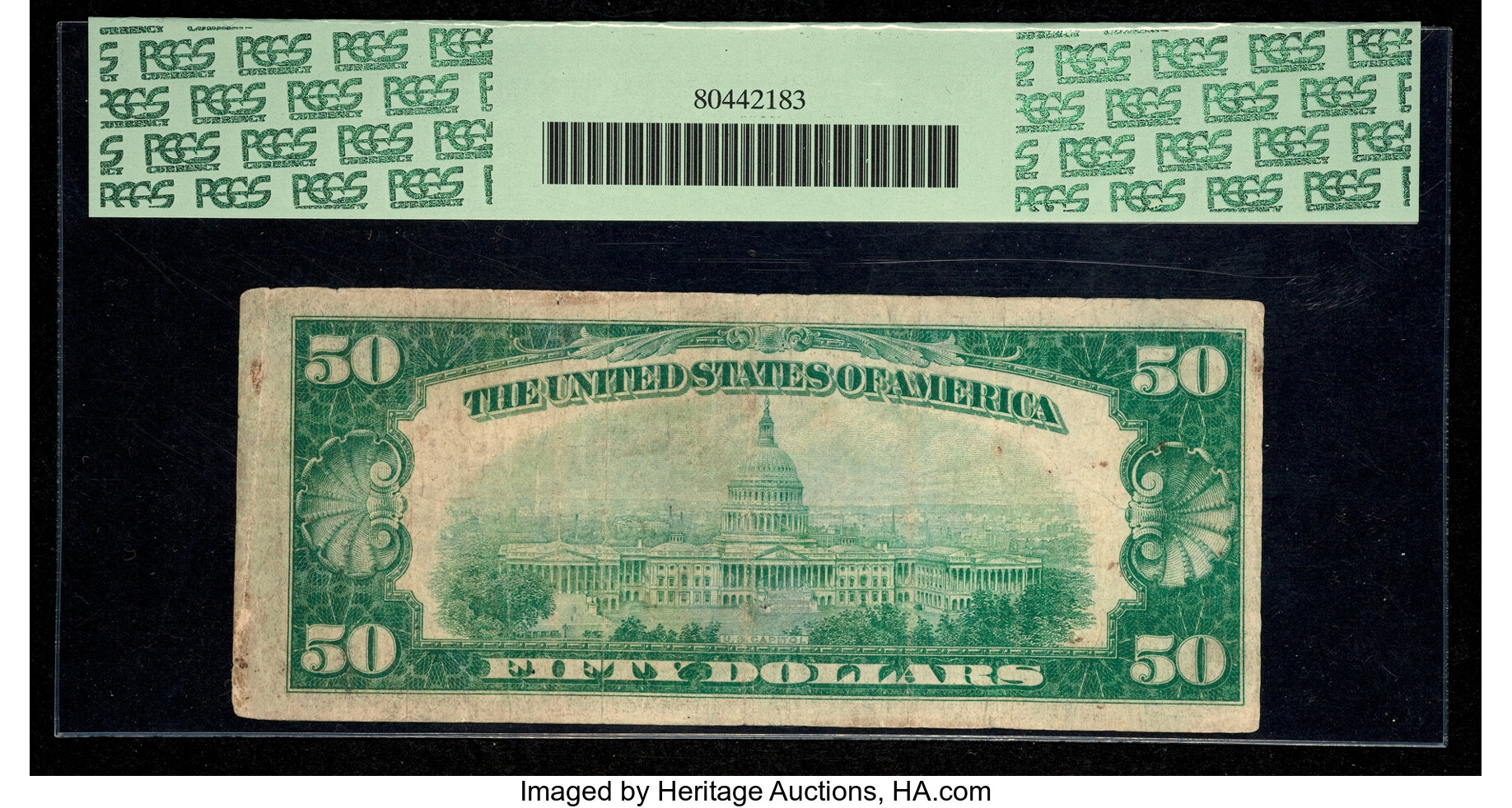 image for: Fr. 2404* $50 1928 Gold Certificate. PCGS Apparent Fine 15....