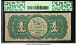 image for: Fr. 17c $1 1862 Legal Tender PCGS Very Fine 20....