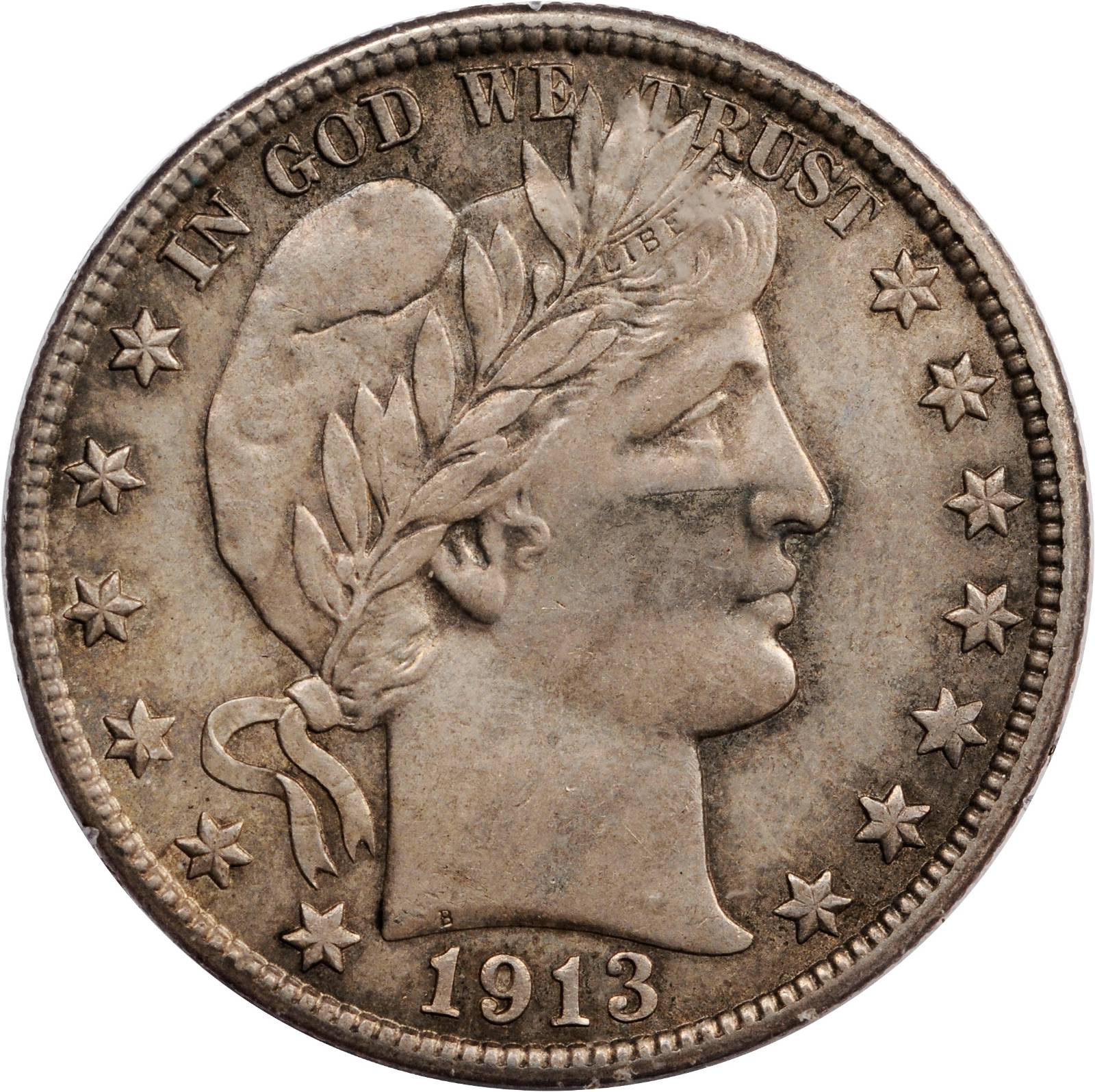 1913-D Barber Half Dollar. MS-60 (PCGS). OGH--First Generation.