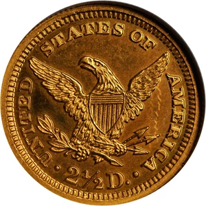 image for: 1893 Liberty Quarter Eagle. Proof-64 Cameo (NGC).