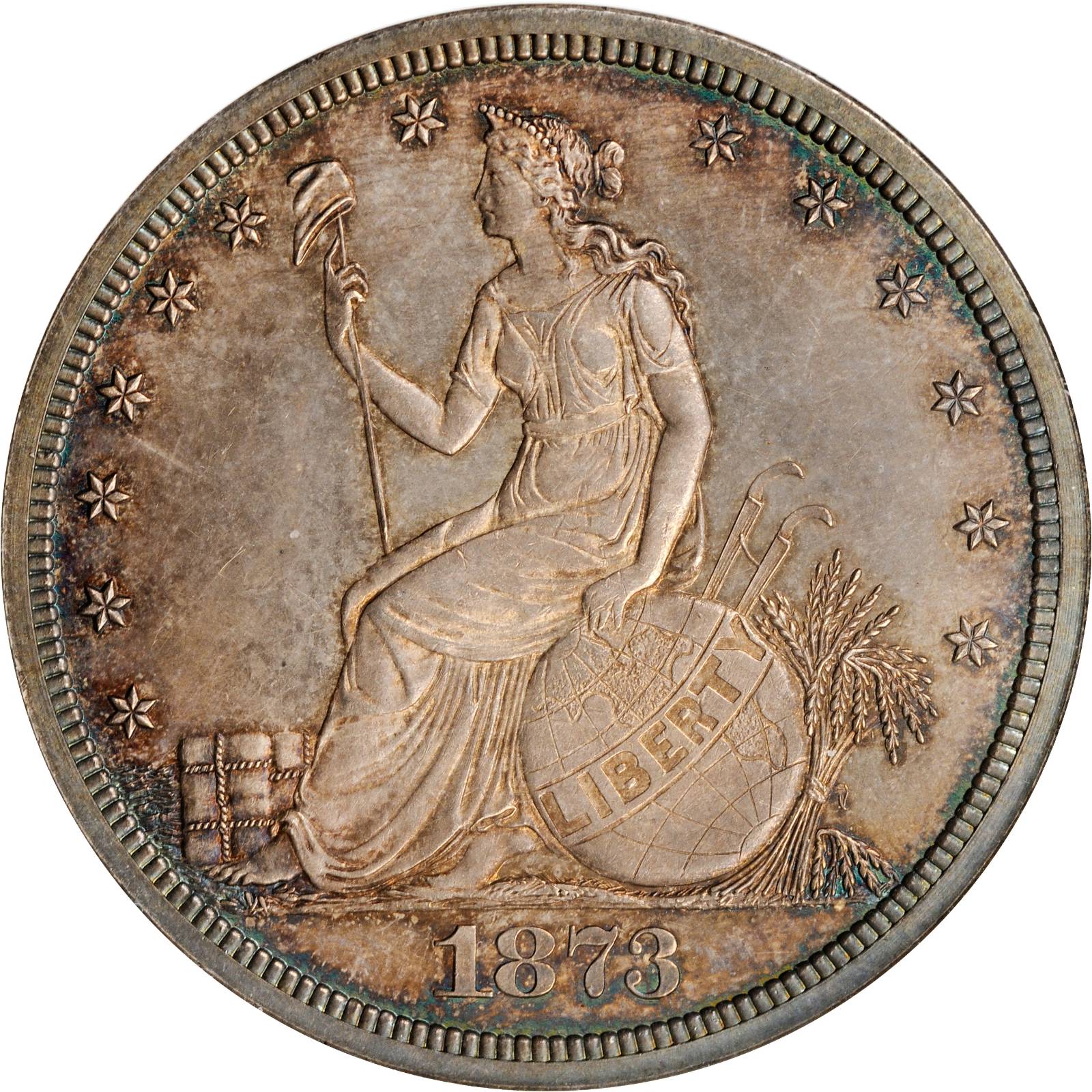1873 Silver Pattern Trade Dollar J 1293 PR Values | Greysheet