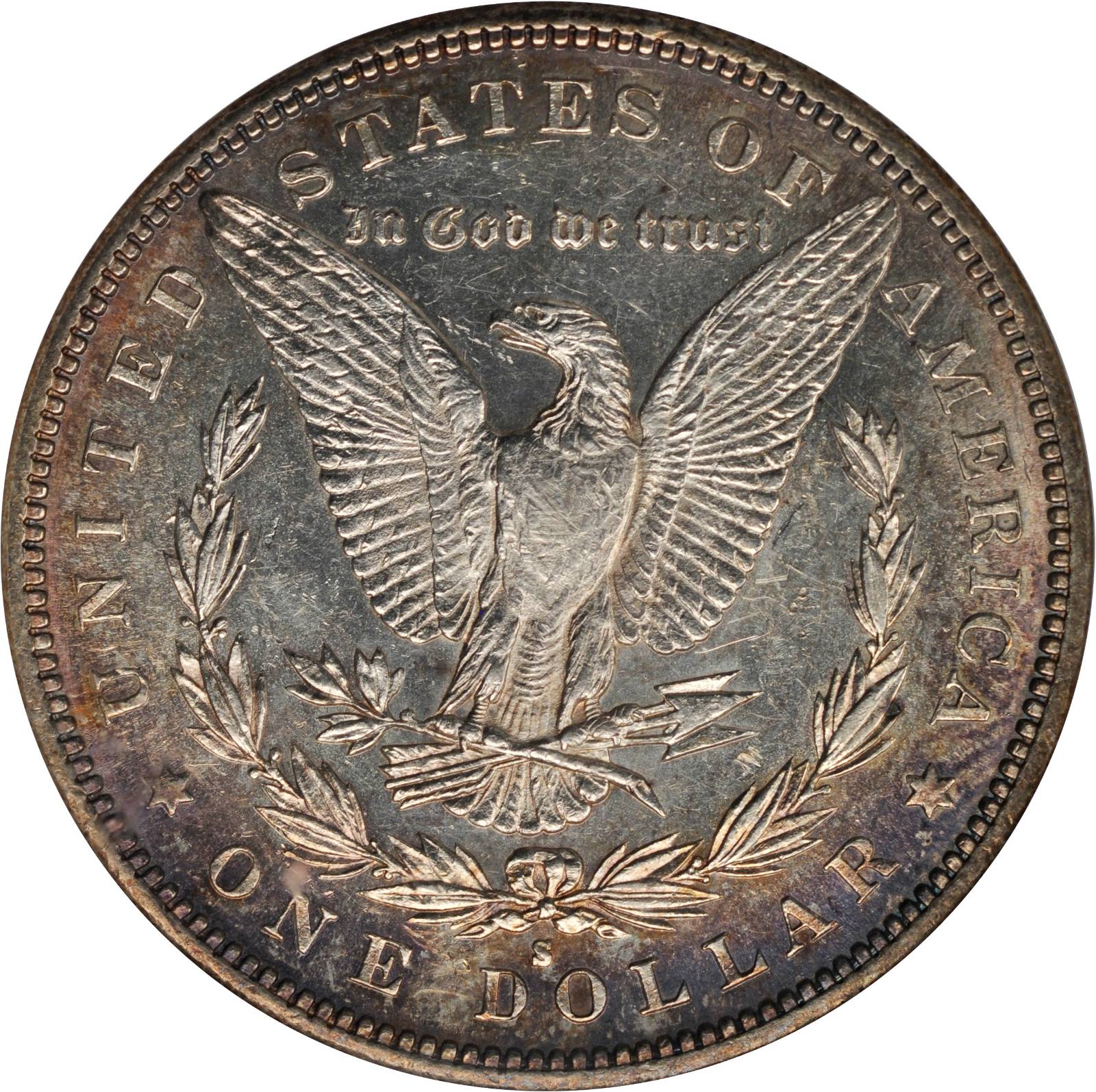 1884-S $1  MS PL AU53 PL CAC thumbnail 8