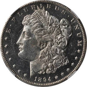 image for: 1894-O Morgan Silver Dollar. MS-61 DPL (NGC).