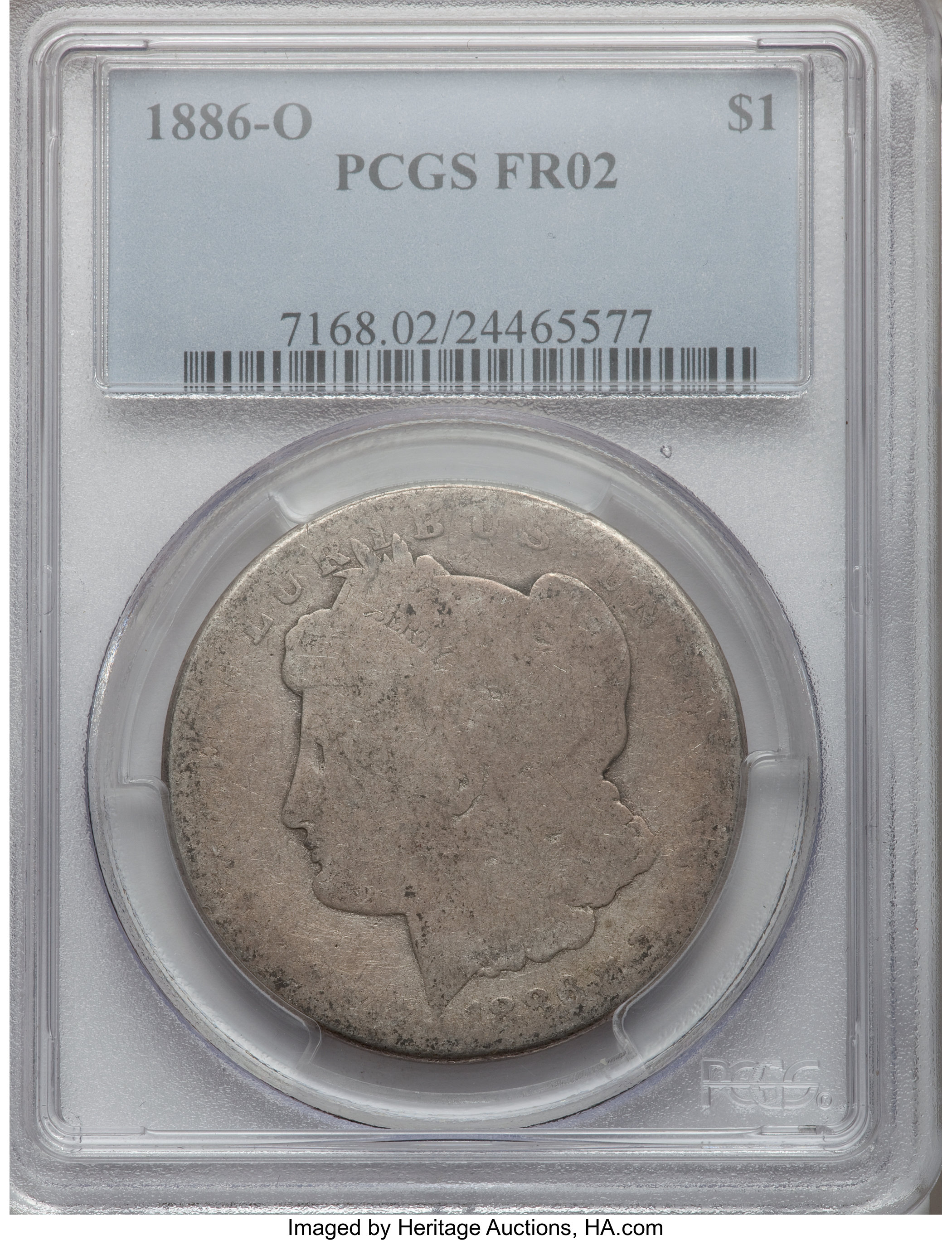 Image for 1886-O $1 AG3