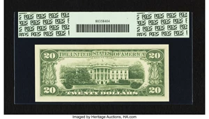 image for: Fr. 2070-D $20 1969C Federal Reserve Note. PCGS Gem New 65PPQ....