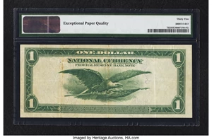 image for: Fr. 732 $1 1918 Federal Reserve Bank Note PMG Choice Very Fine 35 EPQ....