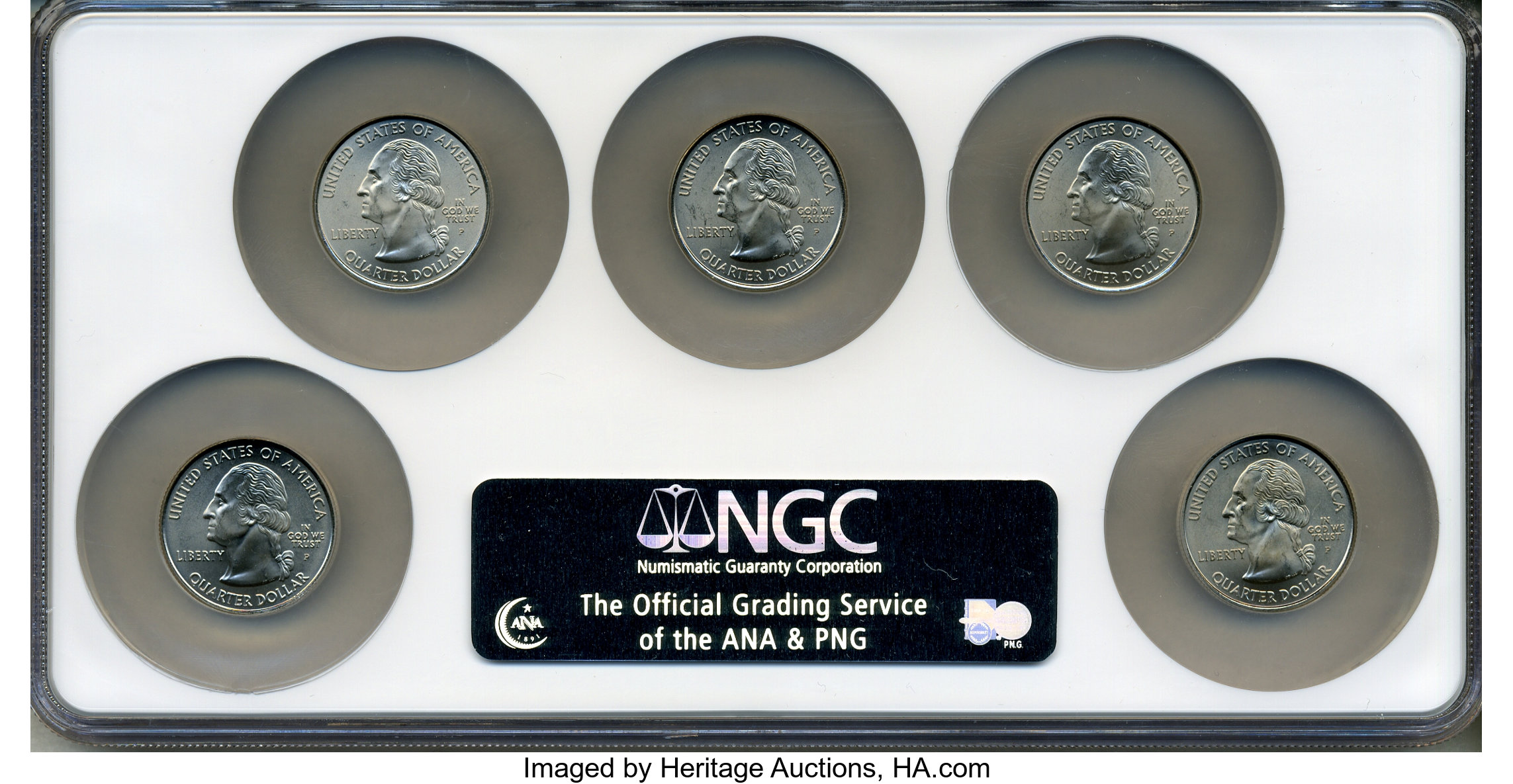 50 States Quarter 25c 2005-2008, Satin Finish [Type] AU53 thumbnail 20