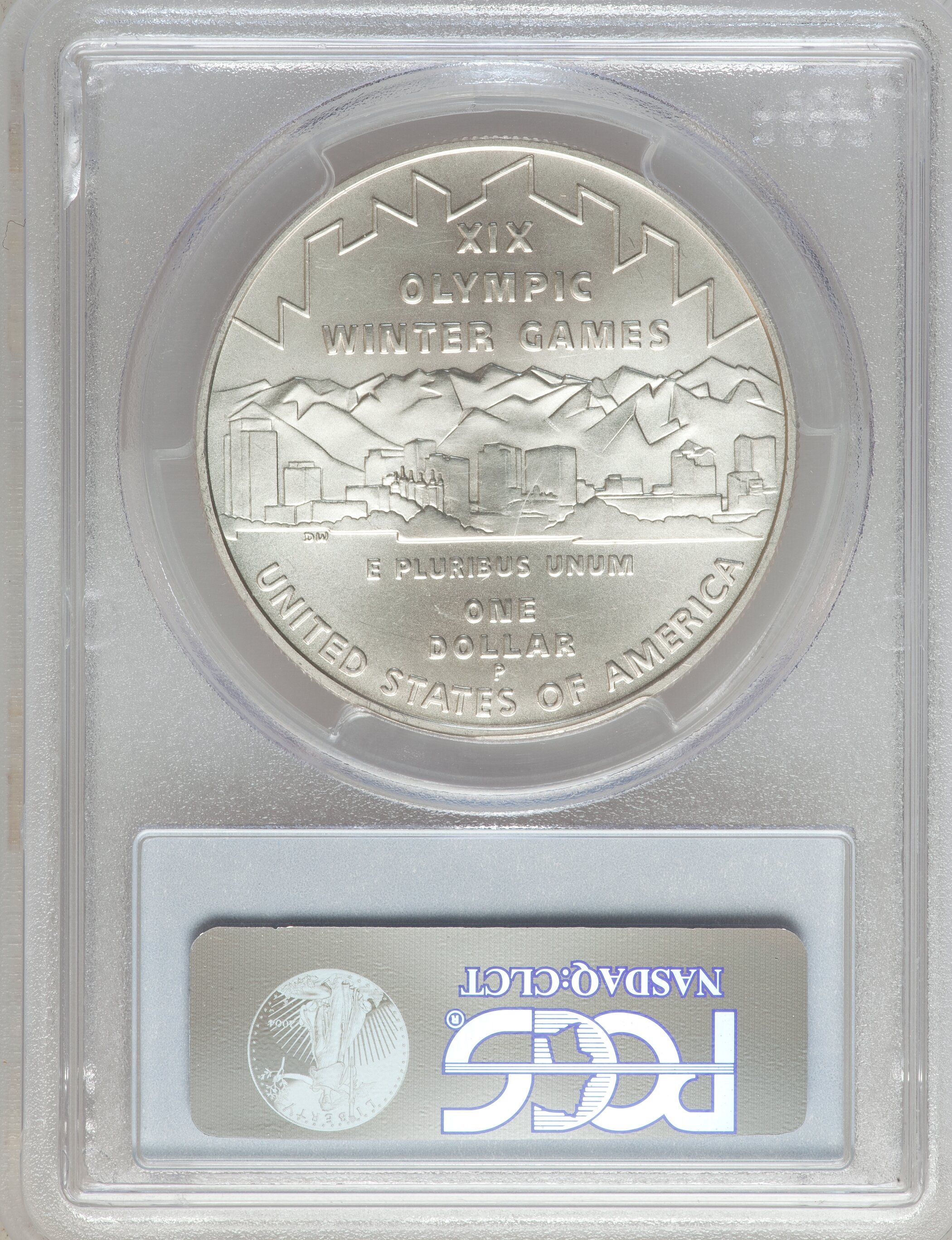2002-P S$1 Salt Lake City Olympics MS63 thumbnail 2